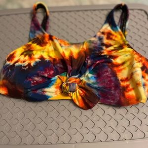 target tie dye bikini top